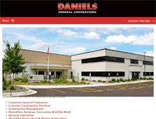 Tablet Screenshot of danielsco.com